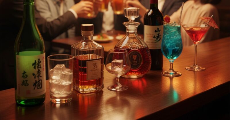 並ぶお酒